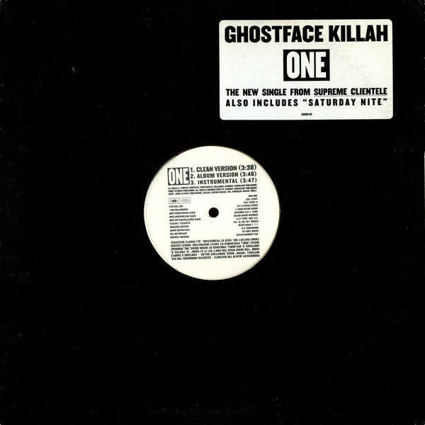Ghostface Killah - One / Saturday Nite | Epic (EAS 12563)