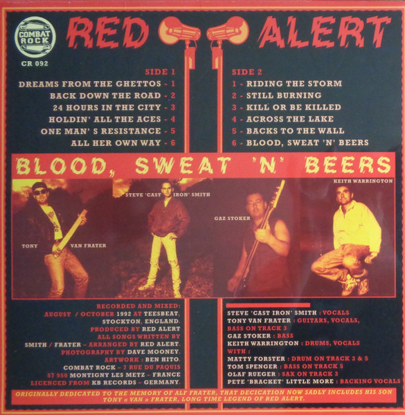 Red Alert - Blood, Sweat 'n' Beers | Combat Rock (CR 092) - 2 Red Alert - Blood, Sweat 'n' Beers | Combat Rock (CR 092) - 2
