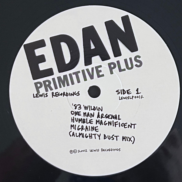 Edan - Primitive Plus | Lewis Recordings (LEWISLP001R) - 3 Edan - Primitive Plus | Lewis Recordings (LEWISLP001R) - 3