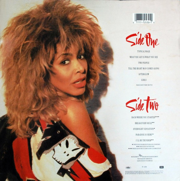 Tina Turner - Break Every Rule | Capitol Records (PJ-12530) - 2 Tina Turner - Break Every Rule | Capitol Records (PJ-12530) - 2