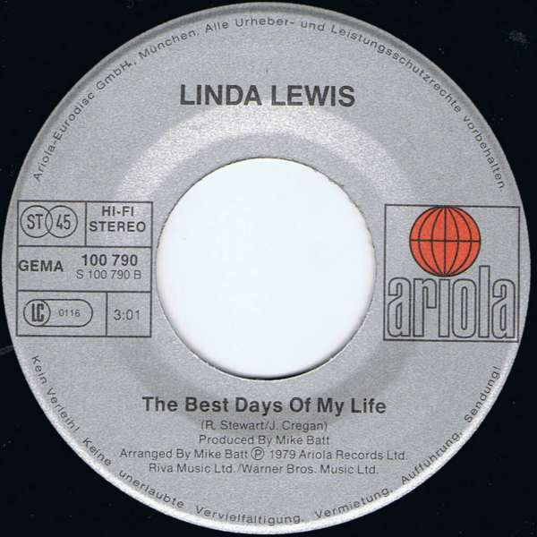 Linda Lewis - I'd Be Surprisingly Good For You | Ariola (100 790) - 3