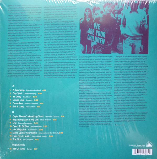 Various - Strong Love: Songs Of Gay Liberation 1972-1981 | Chapter Music (CH070LP) - 2 Various - Strong Love: Songs Of Gay Liberation 1972-1981 | Chapter Music (CH070LP) - 2