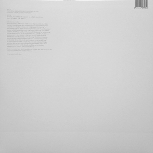 New Order - Get Ready | Rhino Records (0825646071043) - 2