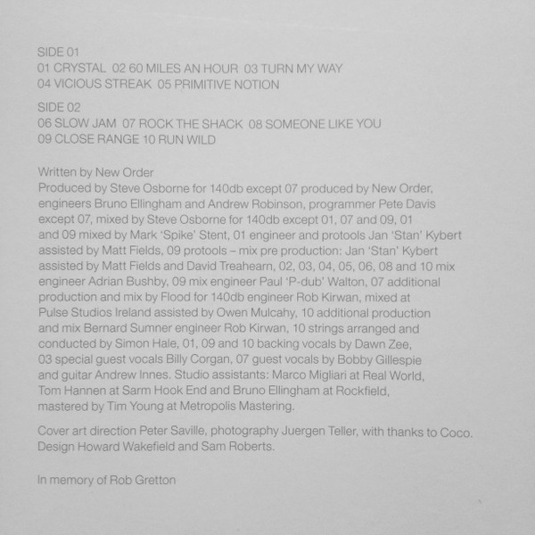 New Order - Get Ready | Rhino Records (0825646071043) - 3