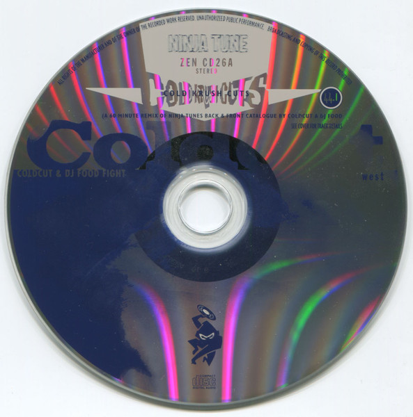 Coldcut & DJ Food vs DJ Krush - Cold Krush Cuts | Ninja Tune (ZEN CD26) - 3