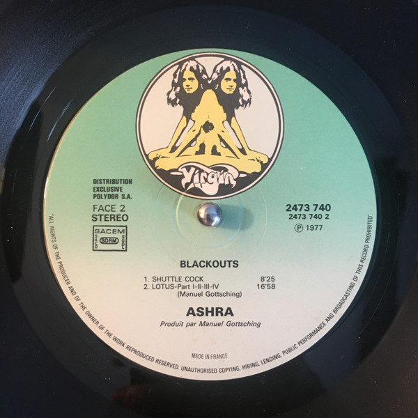 Ashra - Blackouts | Virgin (2473 740) - 4 Ashra - Blackouts | Virgin (2473 740) - 4