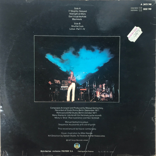 Ashra - Blackouts | Virgin (2473 740) - 2 Ashra - Blackouts | Virgin (2473 740) - 2