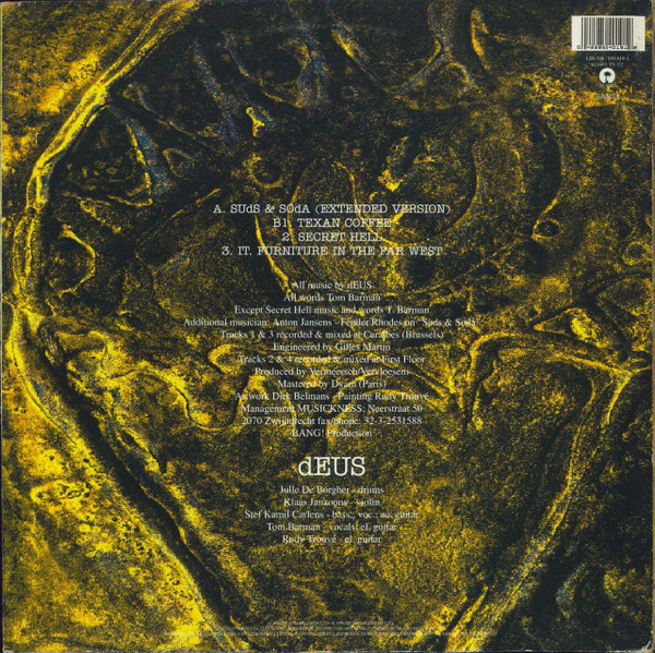 dEUS - Suds & Soda | Island Records (12 IS 598) - 2 dEUS - Suds & Soda | Island Records (12 IS 598) - 2