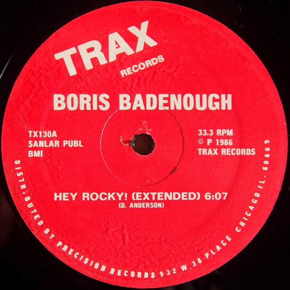 Boris Badenough - Hey Rocky! | Trax Records (TX130)