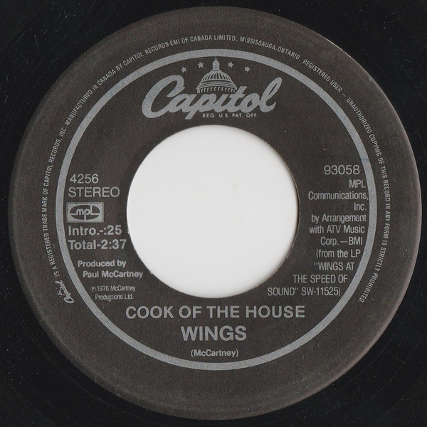 Wings - Silly Love Songs | Capitol Records (4256) - 2