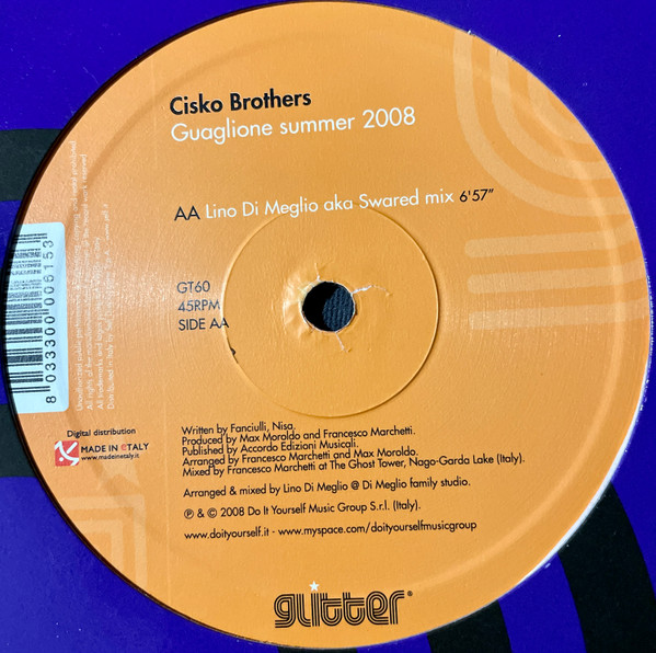 Cisko Brothers - Guaglione 2008 > Summer Remixes | Glitter (GT60) - 3 Cisko Brothers - Guaglione 2008 > Summer Remixes | Glitter (GT60) - 3