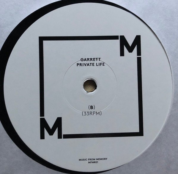 Garrett - Private Life | Music From Memory (MFM021) - 3 Garrett - Private Life | Music From Memory (MFM021) - 3