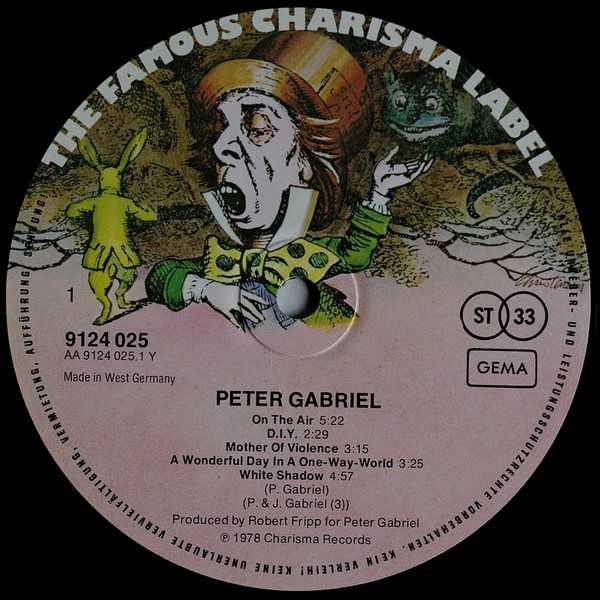 Peter Gabriel - Peter Gabriel | Charisma (9124 025) - 3 Peter Gabriel - Peter Gabriel | Charisma (9124 025) - 3