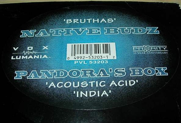 Native Budz / Pandora's Box - Bruthas / India / Acoustic Acid | Vox Lumania (PVL 53203) - 3