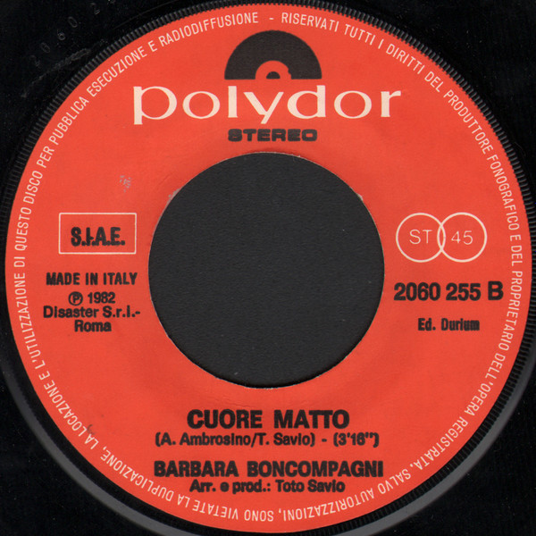 Barbara Boncompagni - Colpo Di Fulmine | Polydor (2060 255) - 4 Barbara Boncompagni - Colpo Di Fulmine | Polydor (2060 255) - 4