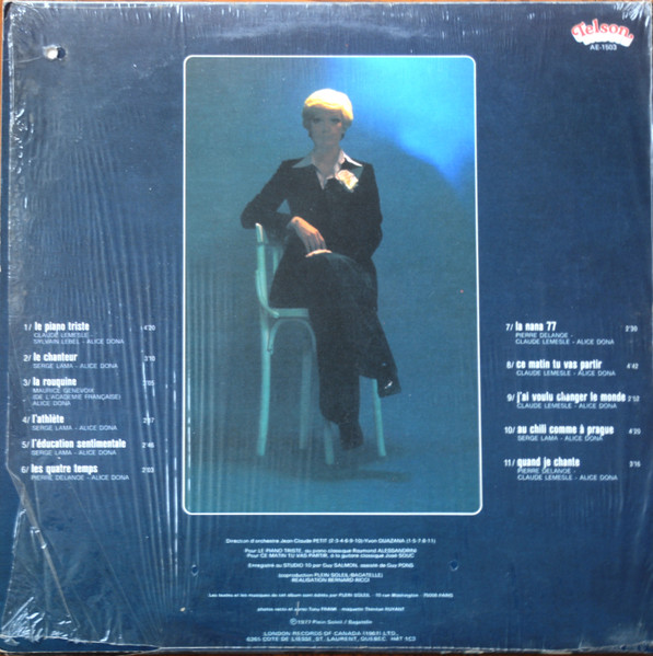 Alice Dona - La Nana 77 | Telson (AE 1503) - 2