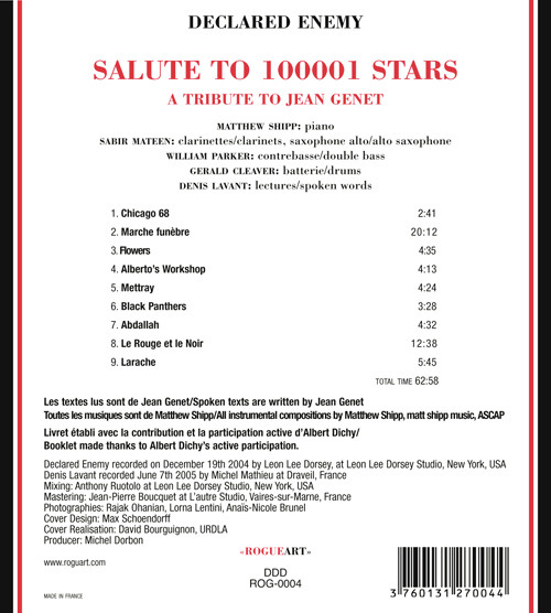 Declared Enemy - Salute To 100001 Stars - A Tribute To Jean Genet | Rogueart (ROG-0004) - 2 Declared Enemy - Salute To 100001 Stars - A Tribute To Jean Genet | Rogueart (ROG-0004) - 2