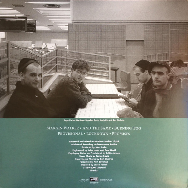 Fugazi - Margin Walker | Dischord Records (DISCHORD 35) - main