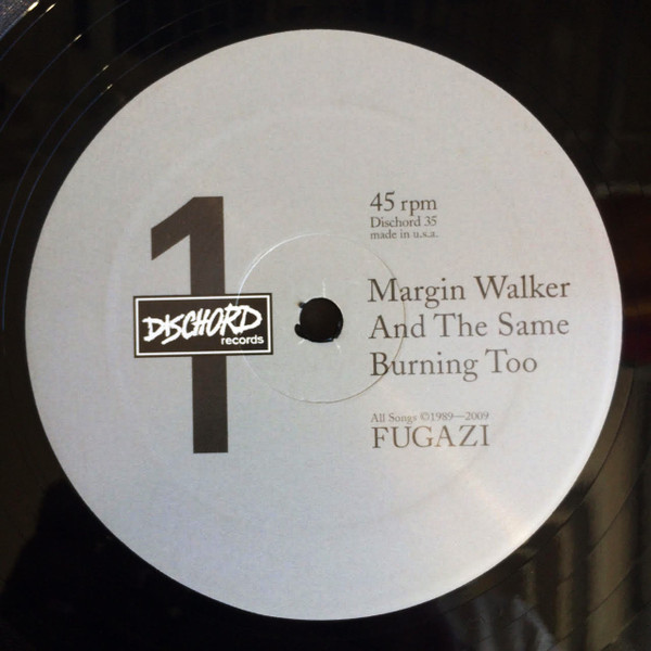 Fugazi - Margin Walker | Dischord Records (DISCHORD 35) - 2