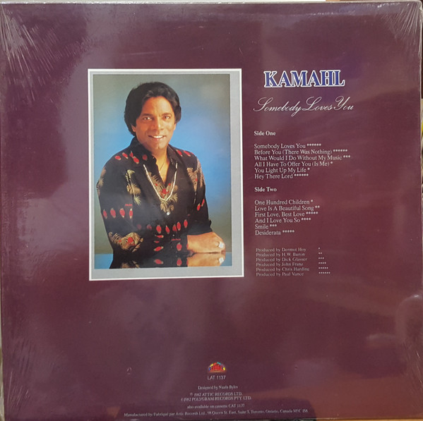Kamahl - Somebody Loves You | Attic (LAT 1137) - 2 Kamahl - Somebody Loves You | Attic (LAT 1137) - 2