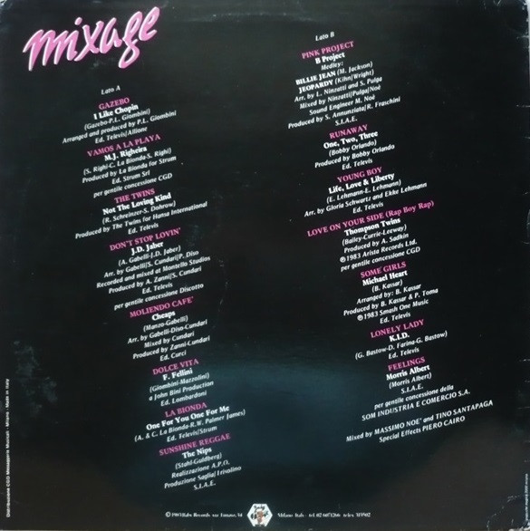 Various - Mixage | Baby Records (BR 56051) - main Various - Mixage | Baby Records (BR 56051) - main