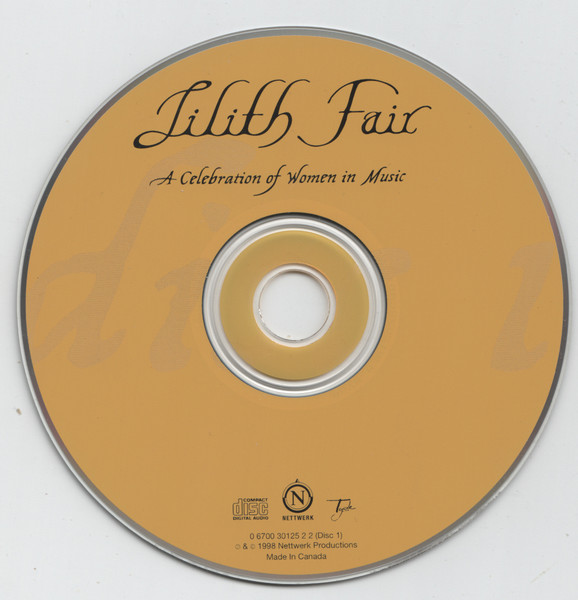 Various - Lilith Fair (A Celebration Of Women In Music) | Nettwerk (0 6700 30125 2 2) - 3 Various - Lilith Fair (A Celebration Of Women In Music) | Nettwerk (0 6700 30125 2 2) - 3