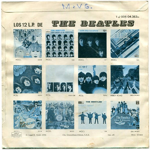 The Beatles - Let It Be / You Know My Name | Odeon (1 J 006-04.353 M) - 2