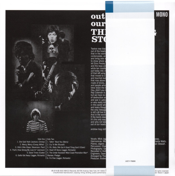 The Rolling Stones - Out Of Our Heads (UK) | ABKCO (UICY-79990K) - main