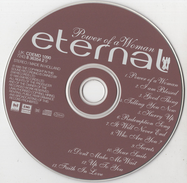 Eternal - Power Of A Woman | 1st Avenue Records (7243 8 36354 2 9) - 3 Eternal - Power Of A Woman | 1st Avenue Records (7243 8 36354 2 9) - 3
