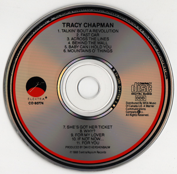 Tracy Chapman - Tracy Chapman [CD] | Elektra (CD 60774) - 3