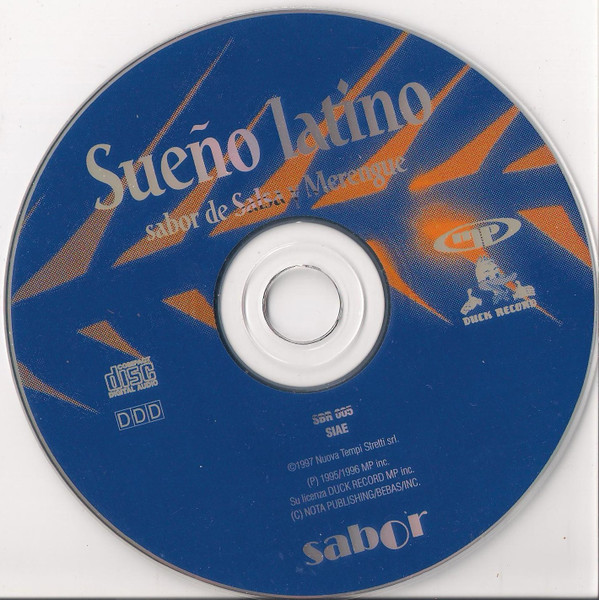 Various - Sueño Latino Sabor De Salsa Y Merengue | Sabor (SBR 005) - 3
