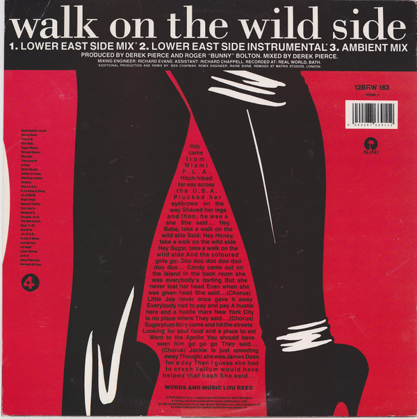 Beatsystem - Walk On The Wild Side | 4th & Broadway (12 BRW 163) - main