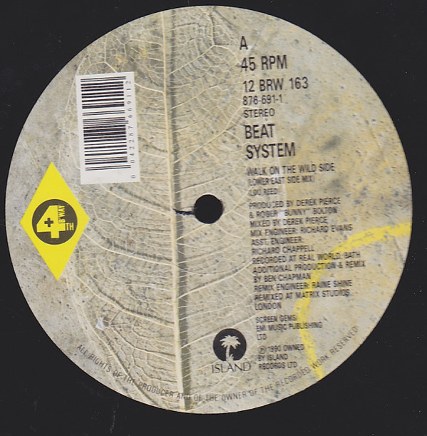 Beatsystem - Walk On The Wild Side | 4th & Broadway (12 BRW 163) - 2