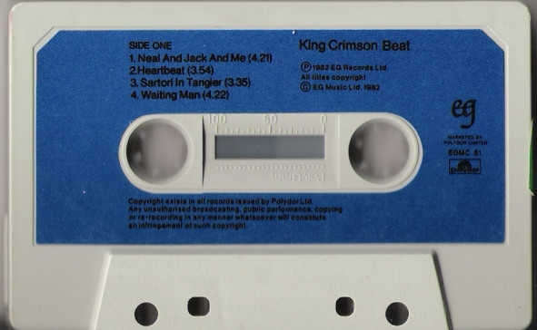 King Crimson - Beat | EG (EGMC 51) - 3 King Crimson - Beat | EG (EGMC 51) - 3