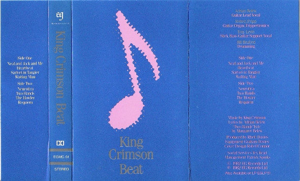 King Crimson - Beat | EG (EGMC 51) - 2 King Crimson - Beat | EG (EGMC 51) - 2