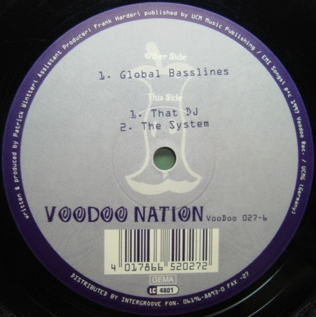 Voodoo Nation - Global Basslines | VooDoo Records (VooDoo 027-6)