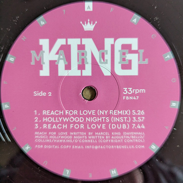 Marcel King - Reach For Love (Singles 1983-1988) | Factory Benelux (FBN 47) - 4 Marcel King - Reach For Love (Singles 1983-1988) | Factory Benelux (FBN 47) - 4