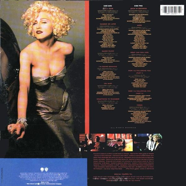Madonna - I'm Breathless (Music From And Inspired By The Film Dick Tracy) | Sire (7599 26209-1) - 2