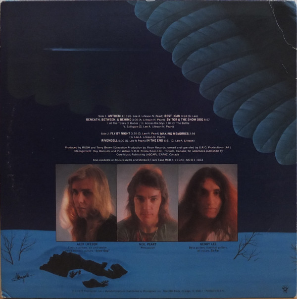 Rush - Fly By Night | Mercury (SRM-1-1023)