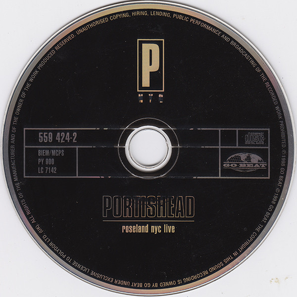 Portishead - Roseland NYC Live | Go! Beat (559 424-2) - 4