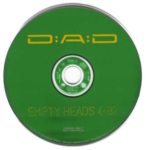 D-A-D - Empty Heads | Medley Records (D:A:D PROMO 184)