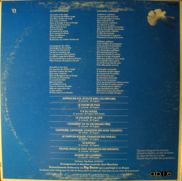 Michel Fugain - Un Jour D'été Dans Un Havre De Paix | Able (ABL.7048) - 2 Michel Fugain - Un Jour D'été Dans Un Havre De Paix | Able (ABL.7048) - 2