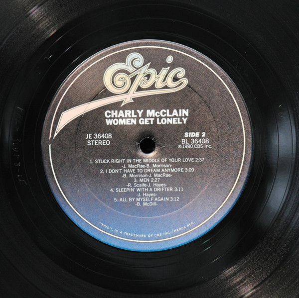 Charly McClain - Women Get Lonely | Epic (JE 36408) - 4