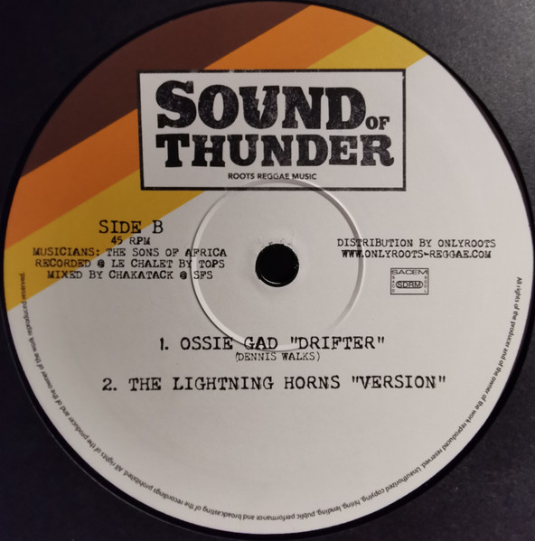Ossie Gad , The Sons Of Africa - Black Roses | Sound Of Thunder (SOT1201) - 2 Ossie Gad , The Sons Of Africa - Black Roses | Sound Of Thunder (SOT1201) - 2