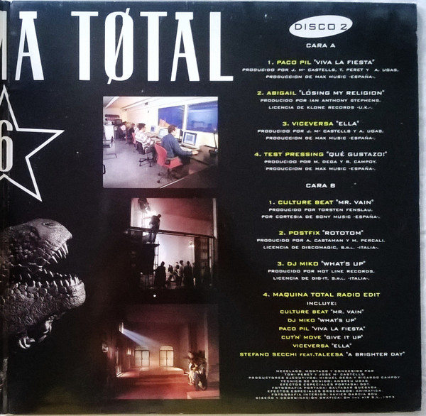 Various - Máquina Total 6 | Max Music (NM770LPTV) - 3