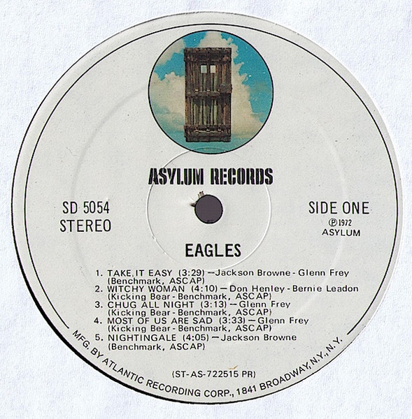 Eagles - Eagles | Asylum Records (SD-5054) - 3 Eagles - Eagles | Asylum Records (SD-5054) - 3