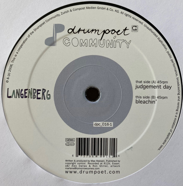 Langenberg - Judgement Day | Drumpoet Community (dpc_016-1)