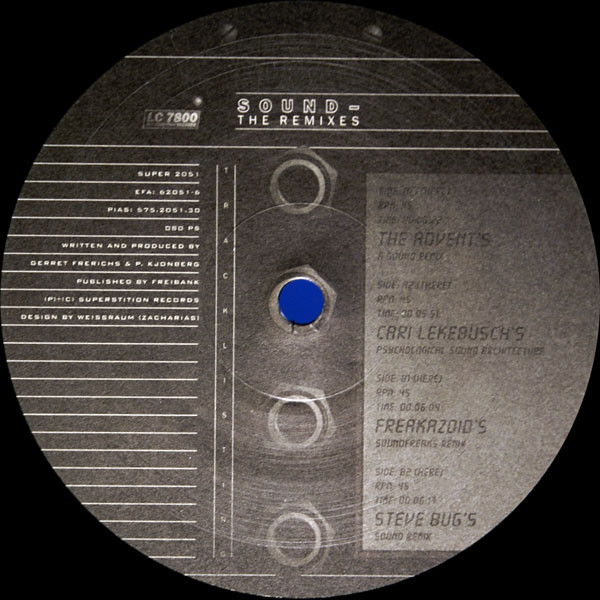 Humate - Sound (The Remixes) | Superstition (SUPER 2051)
