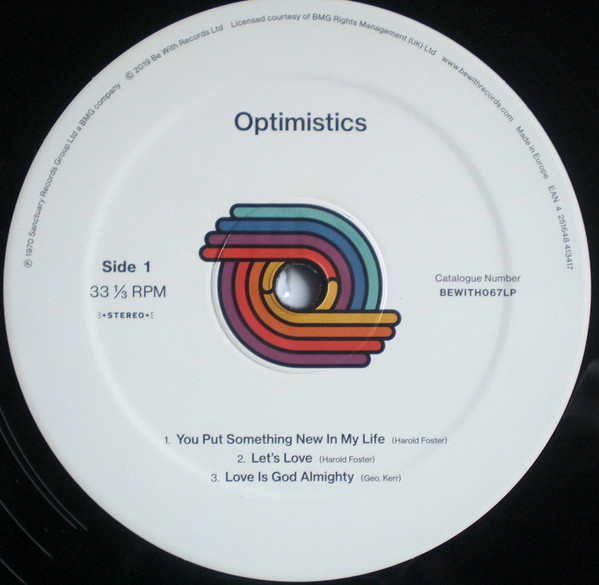 Optimistics - Optimistics | Be With Records (BEWITH067LP) - 3 Optimistics - Optimistics | Be With Records (BEWITH067LP) - 3