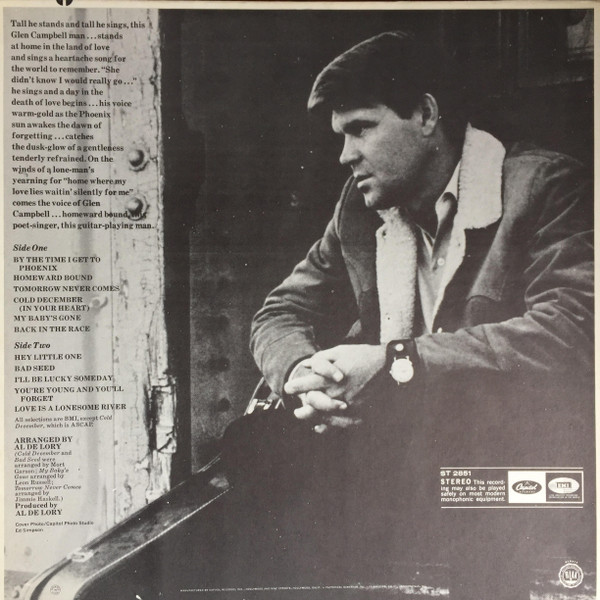 Glen Campbell - By The Time I Get To Phoenix | Capitol Records (ST 2851) - 2 Glen Campbell - By The Time I Get To Phoenix | Capitol Records (ST 2851) - 2
